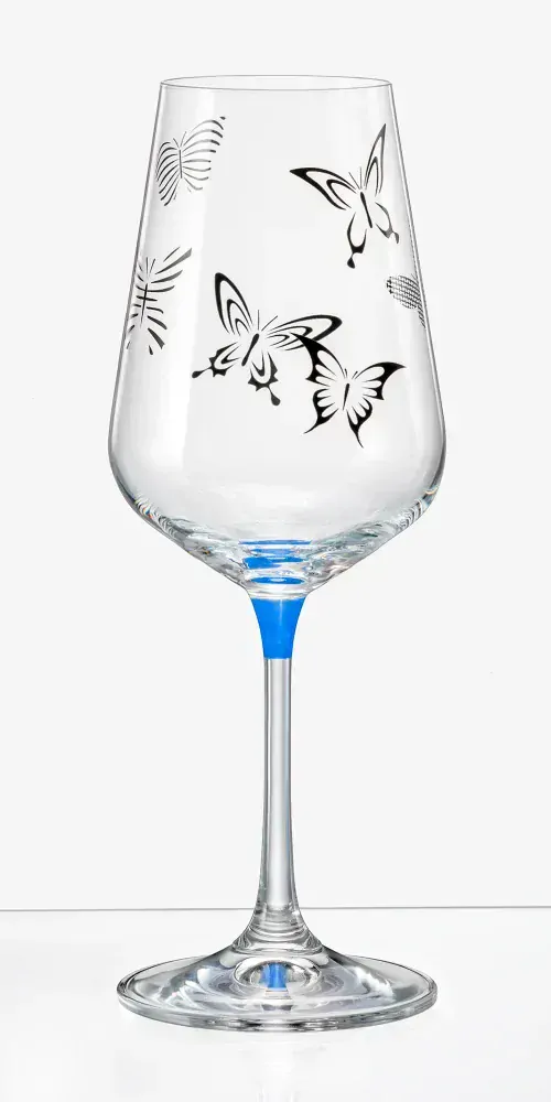 Sklenice na víno Sandra BUTTERFLY 350ml 6ks *