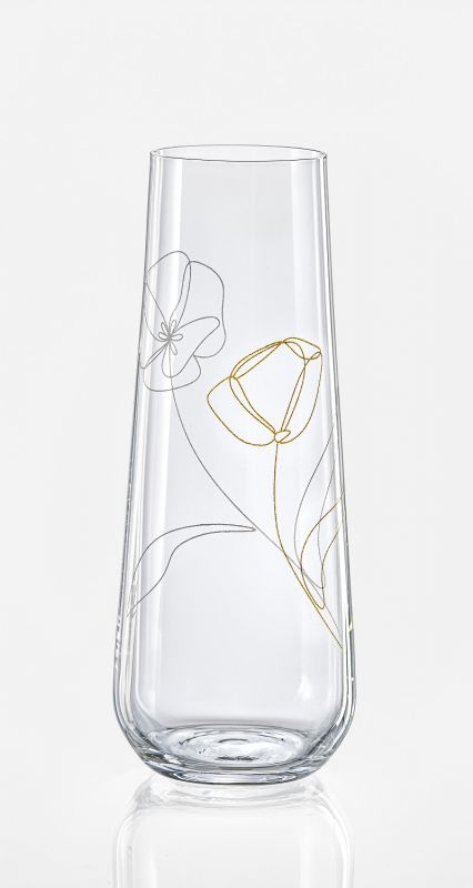 Sada sklenic na Prosecco FLOWERS 250ml 4ks *