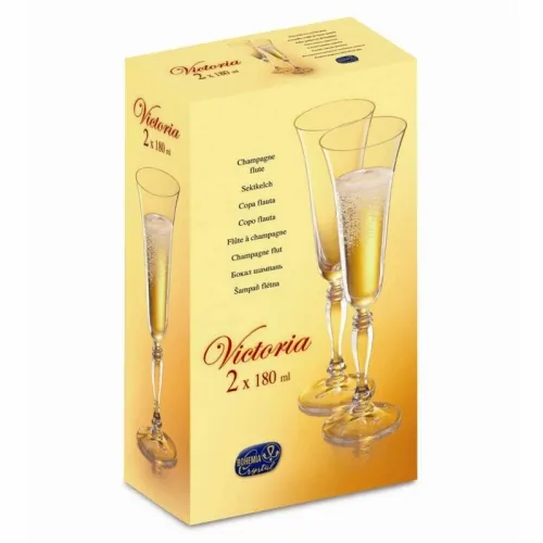 CRYSTALEX Sklenice na sekt VICTORIA 180ml, 2kusy *