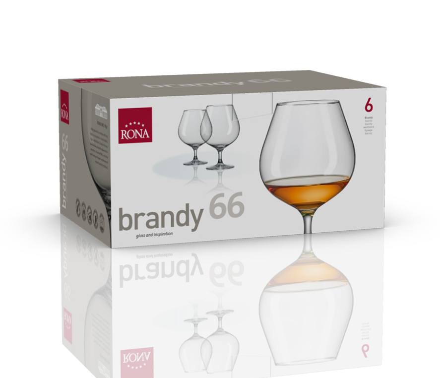RONA sklenice na brandy CITY 660ml, 6ks *