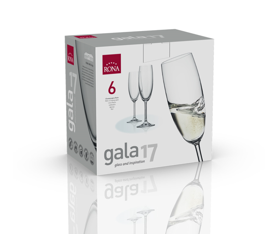 RONA sklenice na sekt GALA 170ml *