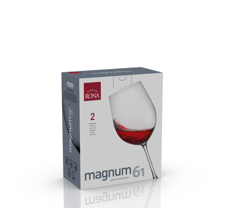 RONA Sklenice na víno MAGNUM 610ml/2ks *
