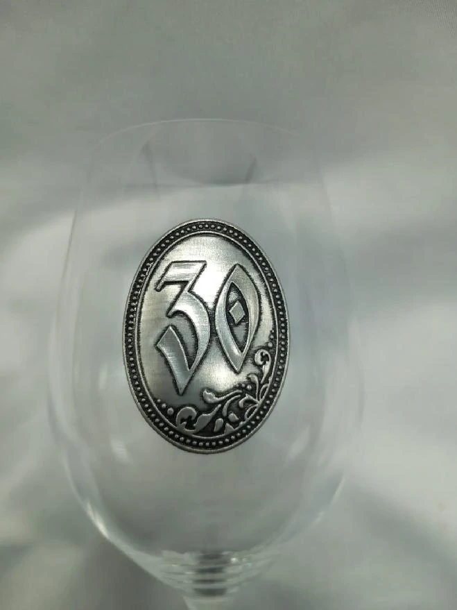 Sklenice výročí " 30 "  *