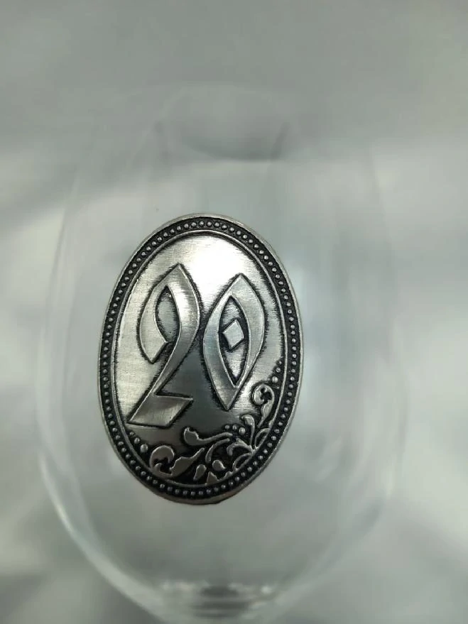 Sklenice výročí " 20 " *