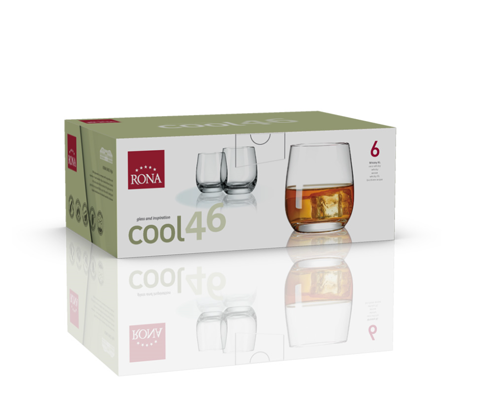 RONA Sklenice na whisky XL COOL 460ml/6ks *