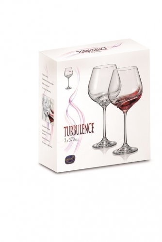 CRYSTALEX sklenice na víno TURBULENCE 570ml /2ks *