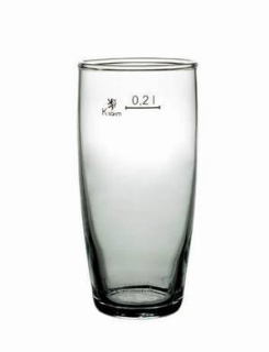Sklenice WILLI 0,2L cejch *