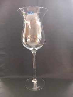 Váza-kalich 48cm skleněná IIj. *
