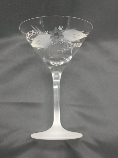Sklenice na martini 180ml s dekorem BETA /6ks *