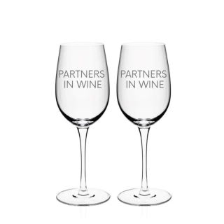 Sklenice “Partners in wine” 2ks