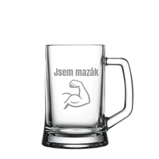 Půllitr “jsem mazák”