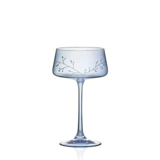 CRYSTALEX sklenice na šumivé víno Mrazivá něžnost 220ml | Modrá / 2ks *
