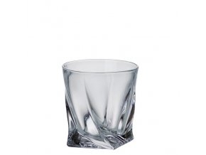 Sklenice na whisky Quadro 340ml sada 6 kusů Crystalite